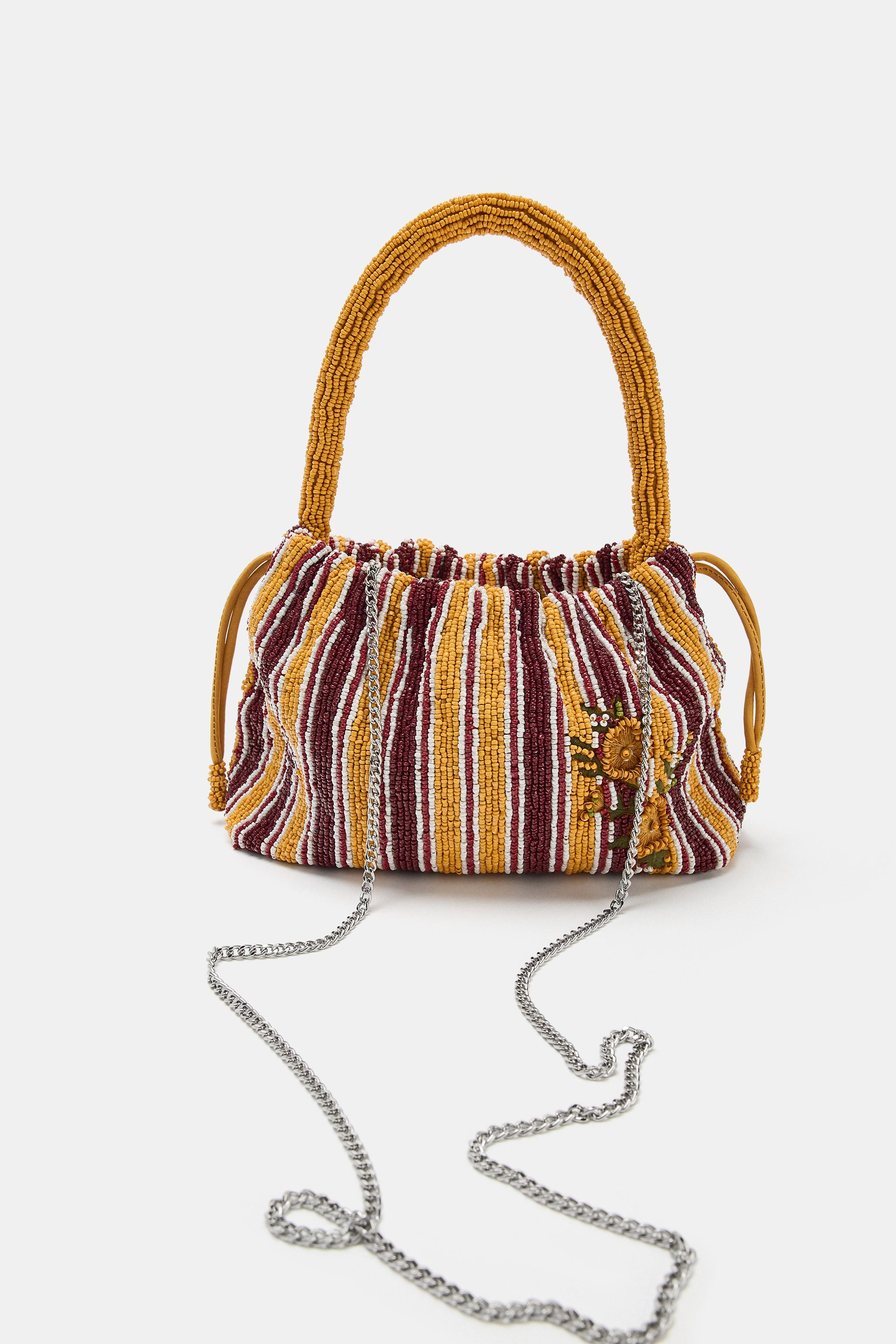 BEADED MINI SHOULDER BAG